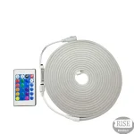 خرید ریسه نئون فلکسی RGB برنامه پذیر ۵ متری