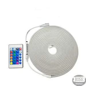 خرید ریسه نئون فلکسی RGB برنامه پذیر ۵ متری