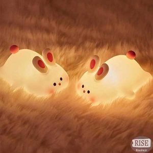 چراغ خواب سیلیکونی خرگوش